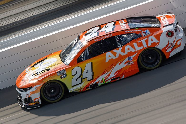 William Byron drives the No. 24 Hendrick Motorsports Chevrolet at Michigan International Speedway.