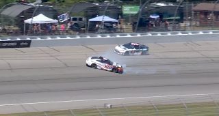 Promo Image for Rookie Zilisch spins on Lap 2 for first Michigan yellow