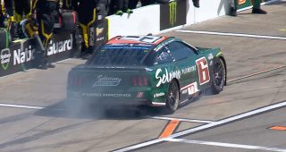 Promo Image for Keselowski slows with tire issue at Michigan, heads to pits