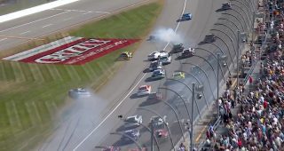 Promo Image for Watch how nine cars were collected in big Michigan crash