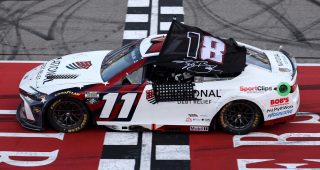 Promo Image for Hamlin zooms from rear of field, wins at Michigan