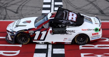 Denny Hamlin snags Michigan win for third victory of 2026
