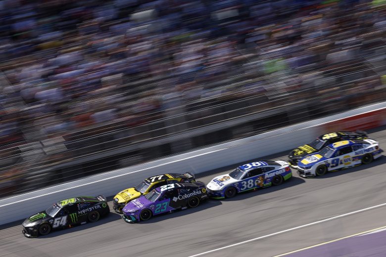 NASCAR Cup Series racing at Michigan.