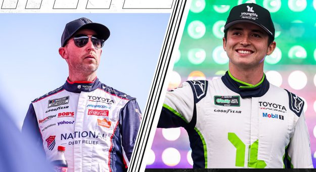 Denny Hamlin re-states retirement plan, hints at Brent Crews as possible replacement