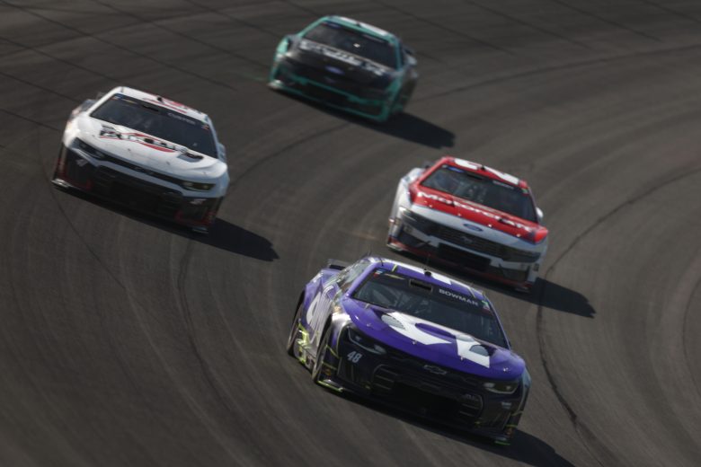 NASCAR Cup Series racing at Michigan.