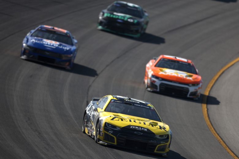 NASCAR Cup Series racing at Michigan.