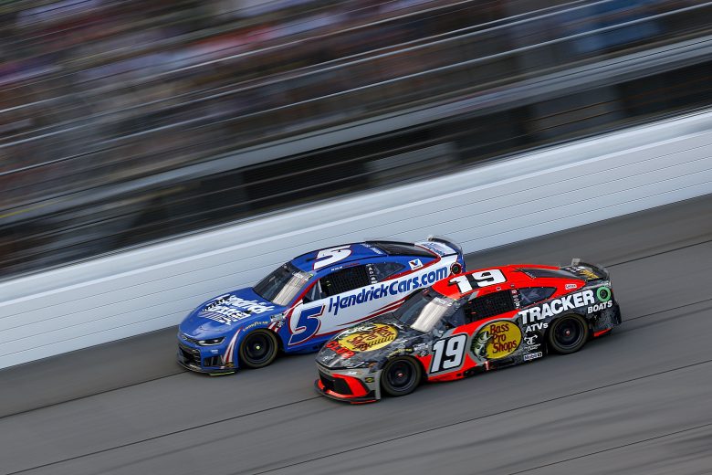 NASCAR Cup Series racing at Michigan.