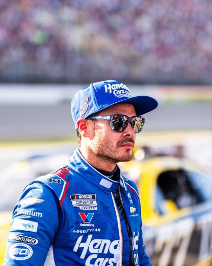 Kyle Larson after Michigan Cup race.