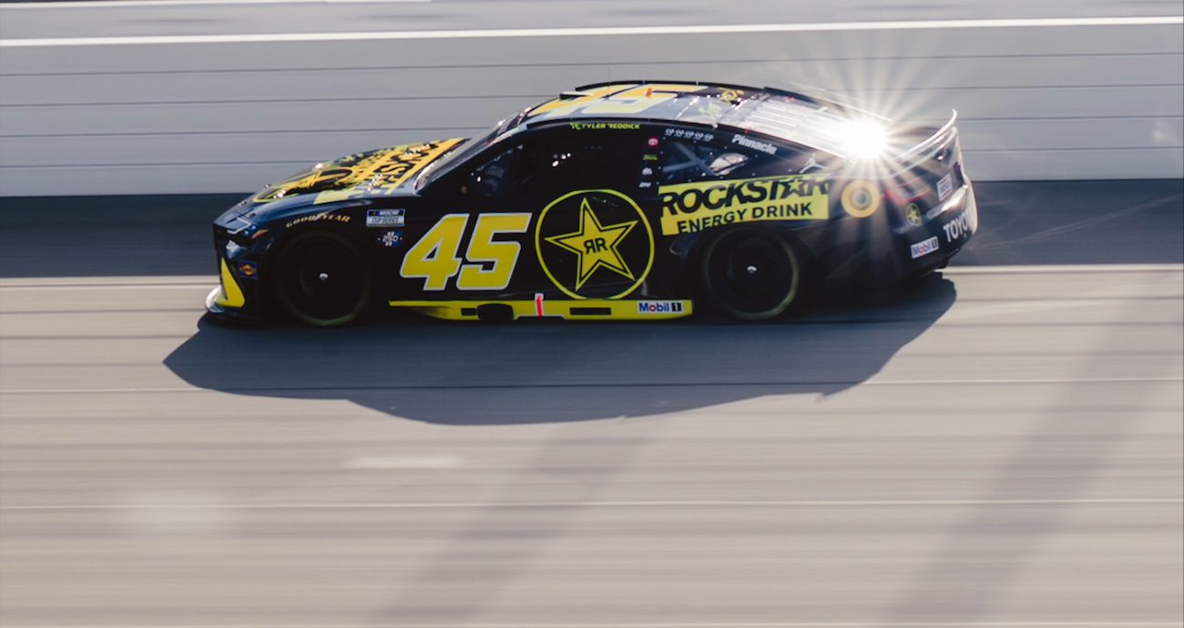 Tyler Reddick drives at Michigan.