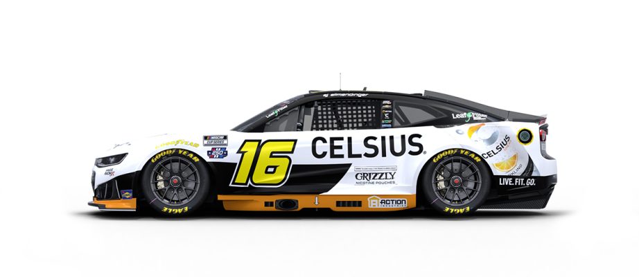 A graphic depicting the No. 16 Chevrolet.