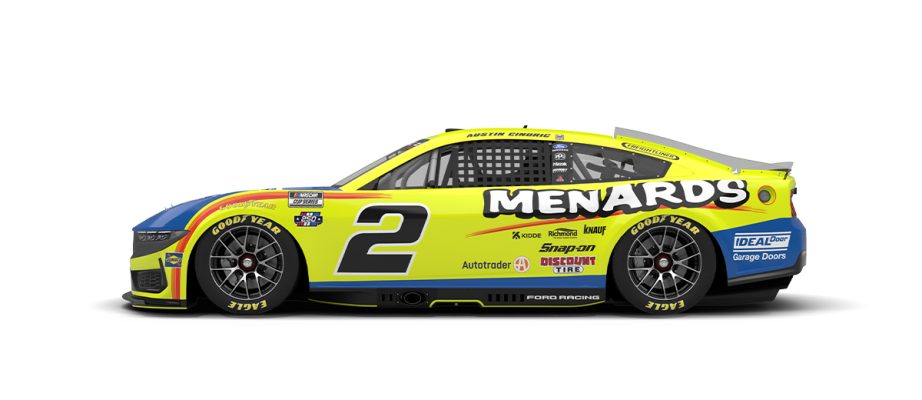 A graphic depicting the No. 12 Ford.