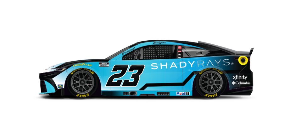 A graphic depicting the No. 23 Toyota.