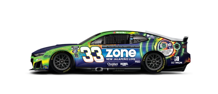 A graphic depicting the No. 33 Chevrolet.