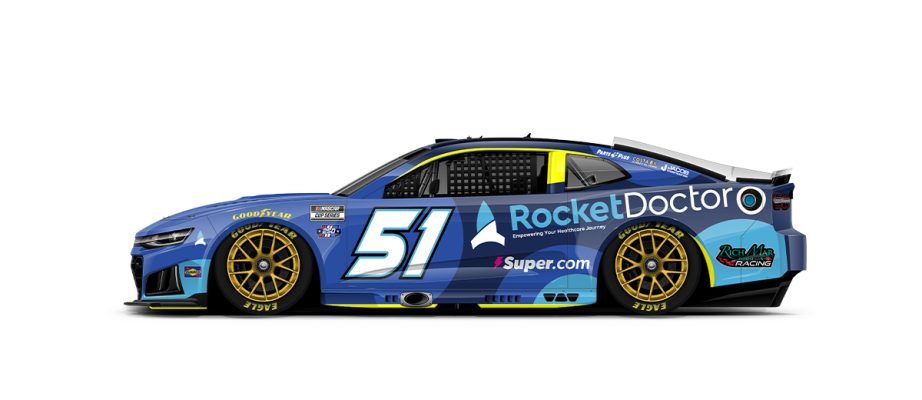 A graphic depicting the No. 51 Chevrolet.