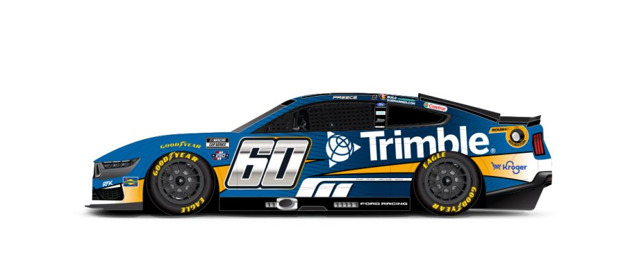 A graphic depicting the No. 60 Ford.