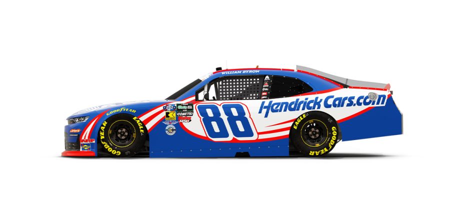 A graphic depicting the No. 88 Chevrolet.