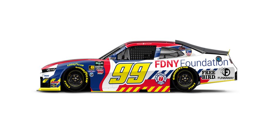 A graphic depicting the No. 99 Chevrolet.