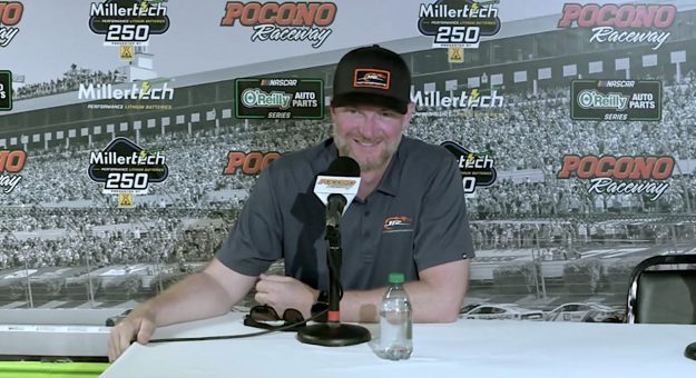 Dale Jr. jokes about his daughters' Victory Lane reactions