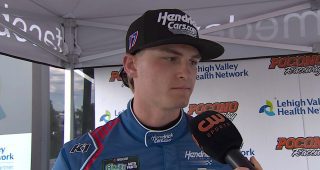 Promo Image for Corey Day explains early crash at Pocono