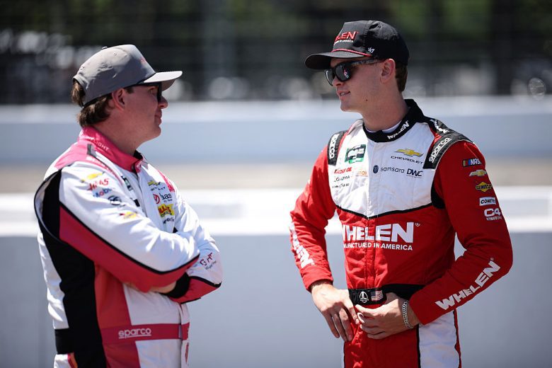 Sheldon Creed and Jesse Love talk.