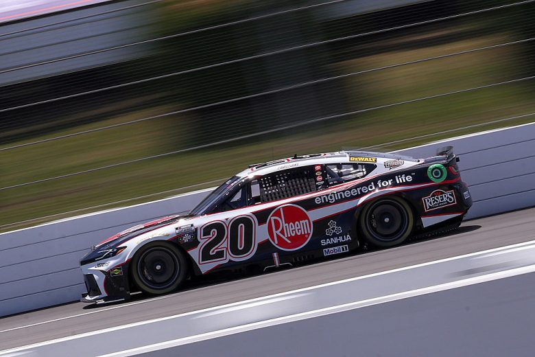 Christopher Bell drives at Pocono.