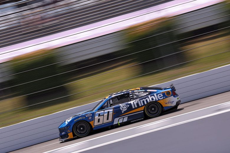Ryan Preece drives at Pocono.