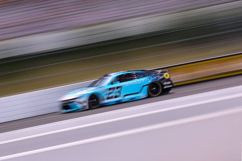 Bubba Wallace drives at Pocono.
