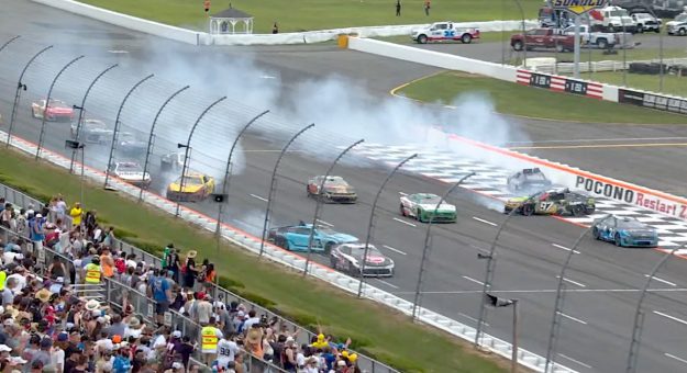 Multicar crash collects Keselowski, Logano, Wallace in Stage 2