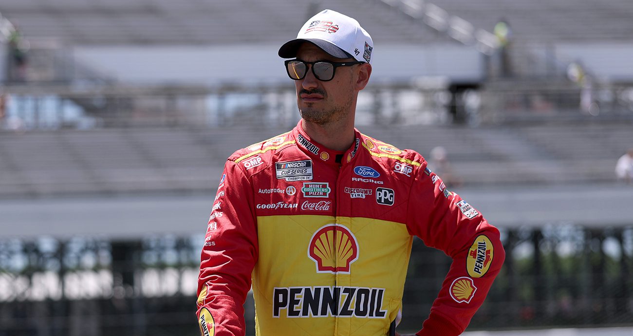 Joey Logano at Pocono.