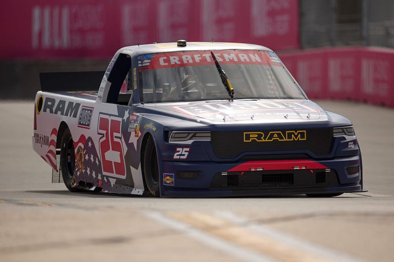 Jamie McMurray drives at Naval Base Coronado.