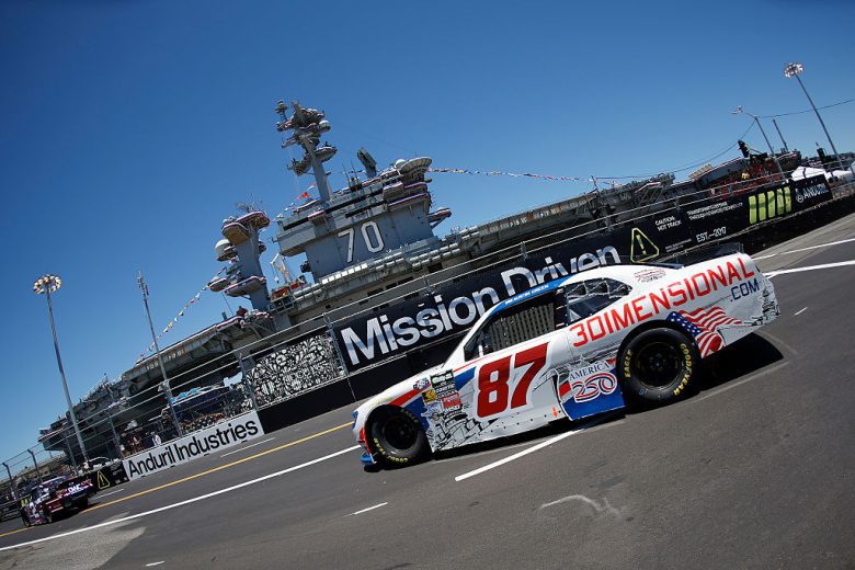 Austin Green drives at Naval Base Coronado.