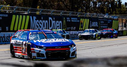 Kyle Larson tops practice board at Qualcomm Circuit