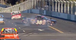 Promo Image for Chandler Smith spins and hits wall, continues afterward