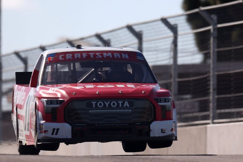 Kaden Honeycutt drives at Naval Base Coronado.