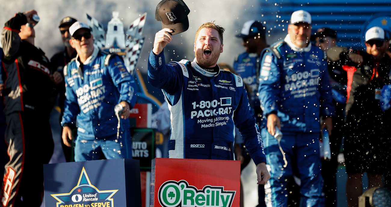 Austin Hill claims O’Reilly Series win at Naval Base Coronado
