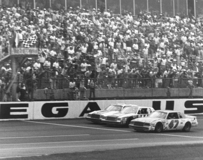 Ron Bouchard drives the No. 47 Buick at Talladega Superspeedway.