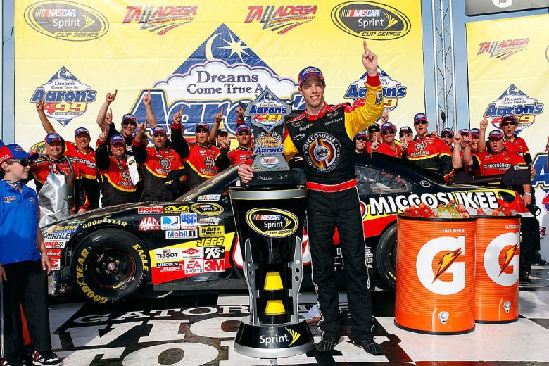 Brad Keselowski poses for a photo.
