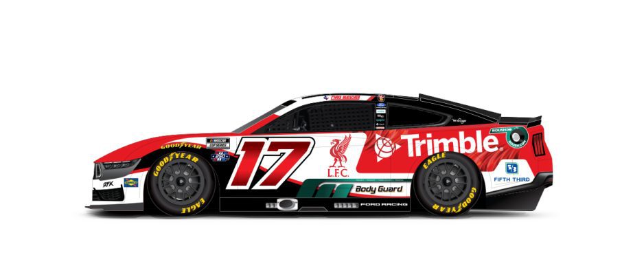 A graphic depicting the No. 17 Ford.