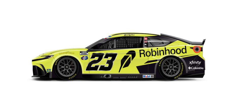 A graphic depicting the No. 23 Toyota.