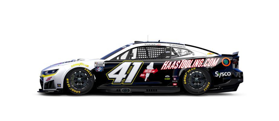 A graphic depicting the No. 41 Chevrolet.
