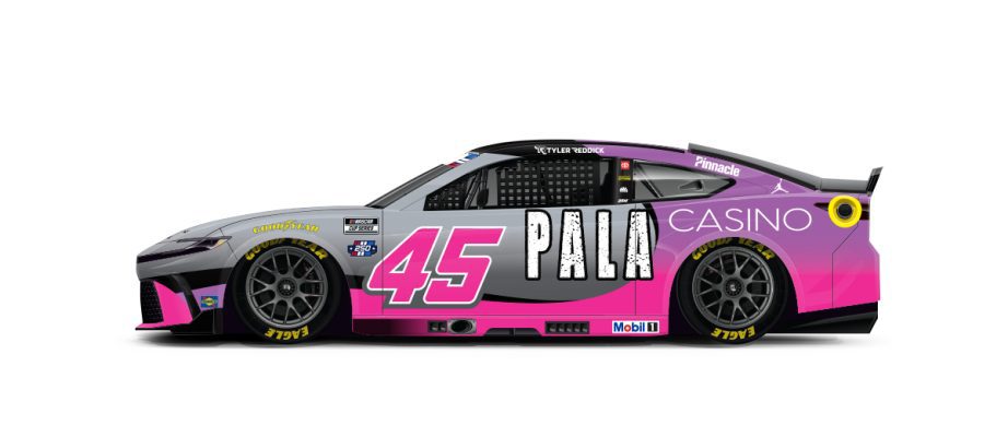 A graphic depicting the No. 45 Toyota.