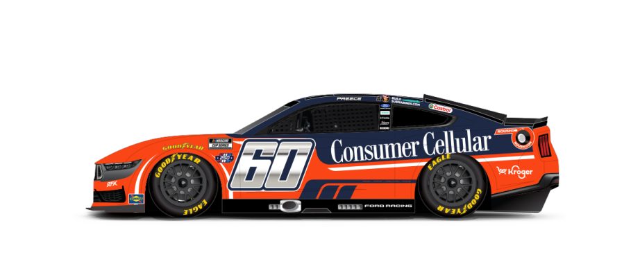 A graphic depicting the No. 60 Ford.