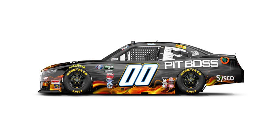 A graphic depicting the No. 00 Chevrolet.