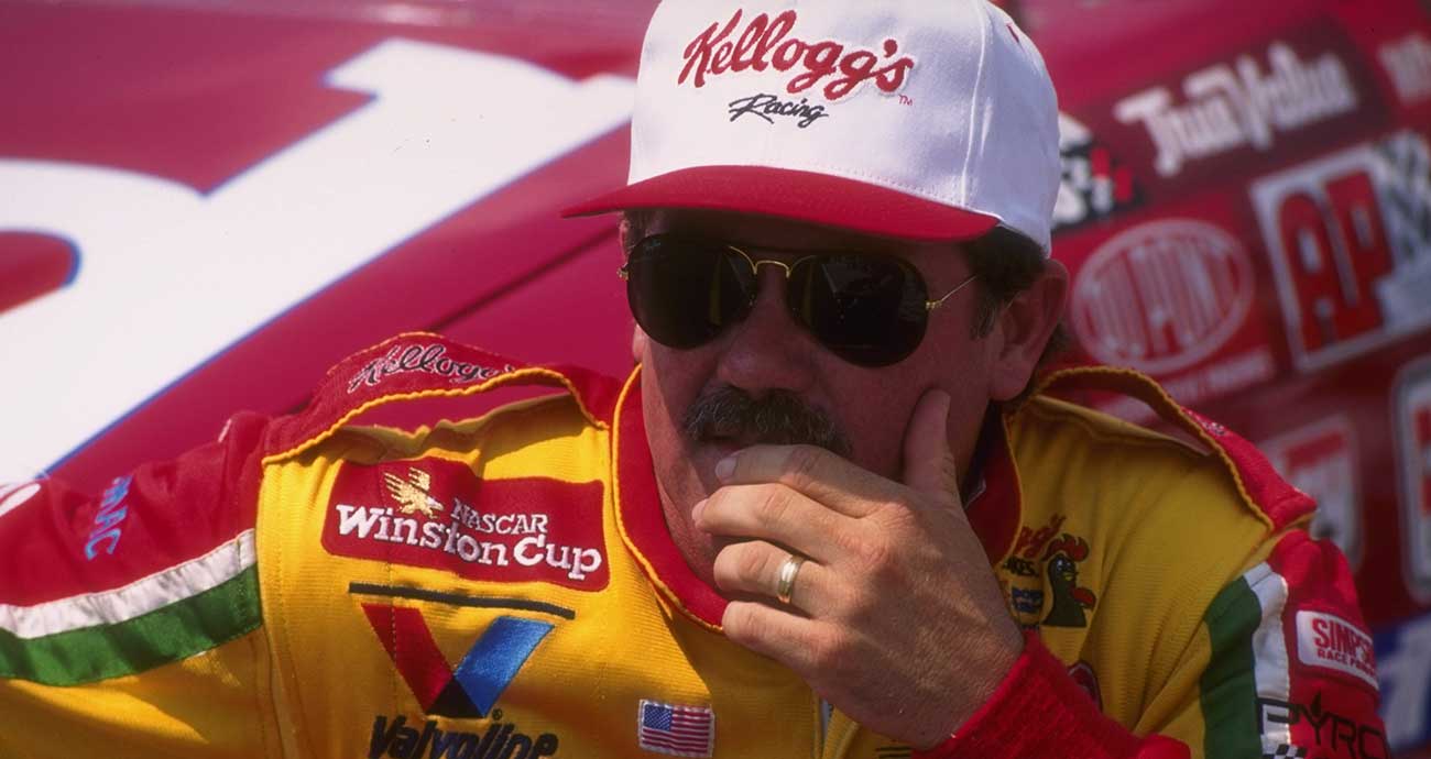 Terry Labonte looks on during the 1995 Brickyard 400 festivities at Indianapolis Motor Speedway