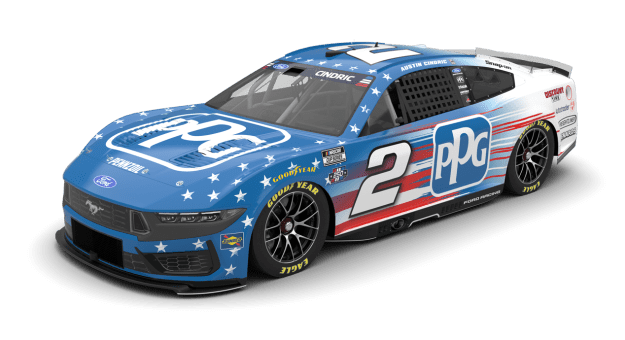 First look: Austin Cindric patriotic paint scheme for Chicagoland Speedway