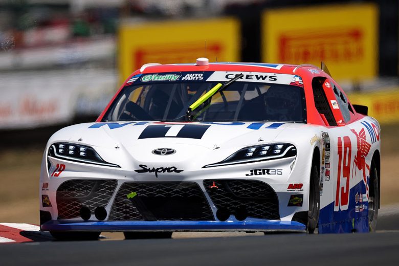 Brent Crews drives at Sonoma.