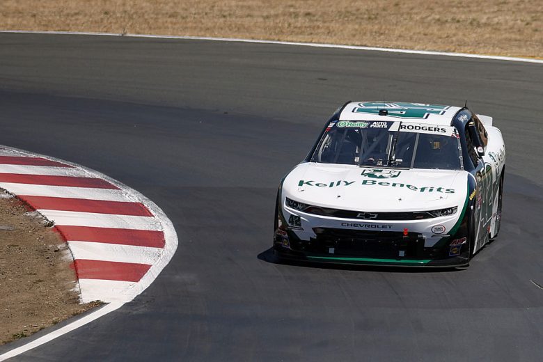 Will Rodgers drives at Sonoma.