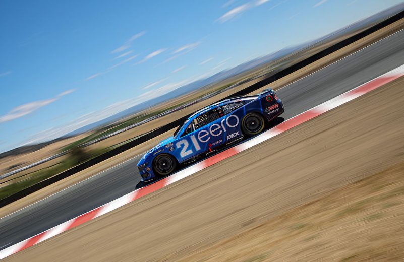 Josh Berry drives at Sonoma.