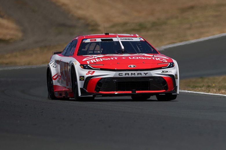 Ty Gibbs drives at Sonoma.