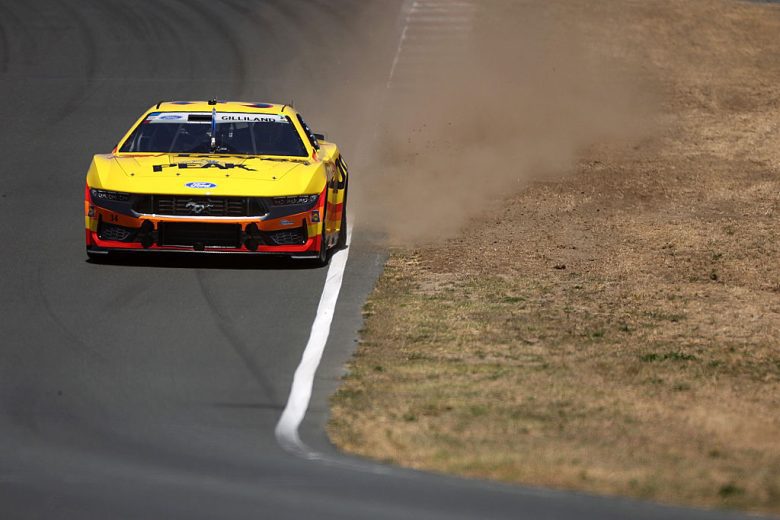 Todd Gilliland drives at Sonoma.